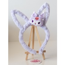 Sweet Twins Accessories Kuromi Tavşan Kulaklı Çocuk Tacı Peluş Taç