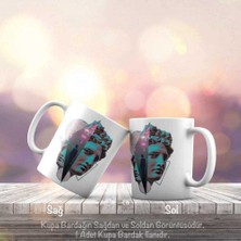 Asilmeydan Yunan Mitolojisi - Tanrıça Büstü Kupa Bardak - Arkadaş ve Sevdiklerinize Hediyelik