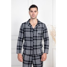 Şık Mecit Büyük Beden Erkek Kışlık Pijama Takımı