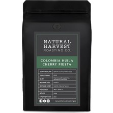 Natural Harvest Roasting Co. Colombia (Kolombiya) Huila Cherry Fiesta Yöresel Kahve 500 G.