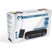 Magicvoice MV-3812 Vhf Yaka Ti̇pi̇ Telsi̇z Mi̇krofon (4172) Byrnew