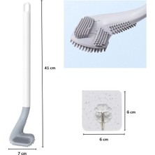 BYR Byrdrp Golf Tasarımlı Silikon Wc Klozet Mutfak Temizlik Fırçası Kanca Hediyeli (4172) Byrnew