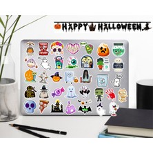 Halloween Cadılar Bayramı Defter Suluk Laptop Notebook Tablet Telefon Kılıf Sticker Seti