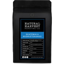 Natural Harvest Roasting Co. Guatemala Huehuetenango Yöresel Kahve 250 G.