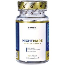 Swiss Nightmare (Gaba+Htp+Melatonin+Theanine+Valerian Root 50 Capsul