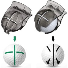 Sagrado Golf Çizgi Çizim Aracı Seti Putter Hizalama Çizgi Çizim Şablonu Aracı 4 Golf Topu Damgası 4 Işaretleyici Kalemle (Yurt Dışından)