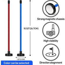 Sagrado Manyetik Golf Yalan Açısı Aracı Golf Vuruşu Golf Yön Göstergesi Golf Hizalama Salınım Eğitim Yardımı Kırmızı (Yurt Dışından)