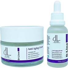 D-Line Polipeptitler, Vitamin B3 ve Kafein ile Anti-Aging Serum ve Krem İkilisi