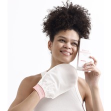 LET'SCRUB Ekru Banyo Duş Kesesi Peeling Eldiveni %100 Floş Ipek Normal Ciltler İçin
