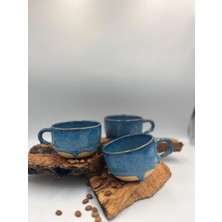 Wugu Ocean Blue Eclipse Stoneware Fincan