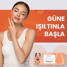 Wiserlife Beauty Collagen Hidrolize Kollajen (Tip 1 ve Tip 3), Hyaluronik Asit, Glisin, L-Lizin ve Vitamin C İçeren Takviye Edici Gıda 30 Saşe