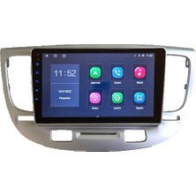 Victor Kia Rio 2006-2011 Yıl Android Sürüm 13 Kablosuz Carplay Navigasyon Multimedya 9 Inç Ekran 4G Ram + 32GB Hafıza Çerçeveli ve arka görüş kameralı