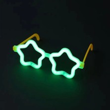 Üreticiniz Yıldız Glow Gözlük  Yıldız Şekilli Glow Stick Gözlüğü  Glow Partisi Gözlük 12 Adet