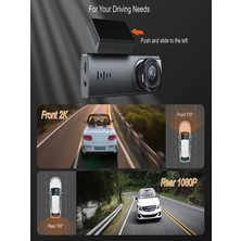 Deanb Dvr+Wi-Fi 1920/1080P Gece Görüşlü 170º Geniş Açı Algılama Sensör Araç Içi Kamera Dash Cam