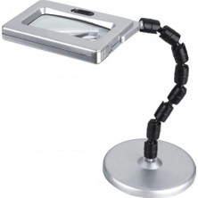 Üreticiniz Masa Üstü Akrobat    2.5X100X50.80X20 Mercekli Işıklı Büyüteç