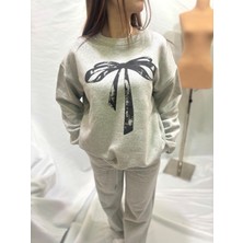 Bliss Mood Kurdele Fiyonk Sweat Kazak