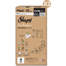 Sleepy Ecologic Premium Plus Süper Paket Bebek Bezi 4 Numara Maxi 104 Adet 