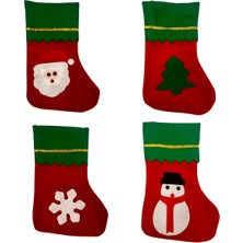 Kidspartim Yılbaşı Çorabı Keçe Küçük 20X15 cm 1 Adet