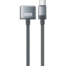 Macbook Type-C Magsafe 3 Şarj Kablosu Go-Des GD-UC807 140W 2 Metre Gri