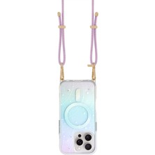 Coehl Apple iPhone 16 Pro Kılıf Magsafe Şarj Özellikli Takım Yıldızı Desenli Askı Ipli Coehl Celest Renkli