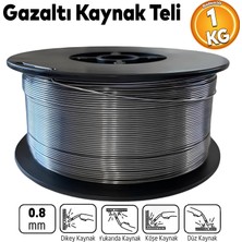 Gazaltı Kaynak Teli Özlü Tel Gazsız 0.80  mm 1 kg