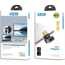 Go-Des GD-CT082 Hdtv HDMI Adaptör 8k Hd 2.1 Versiyon Görüntü Aktarım Cihazı Siyah