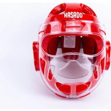 Haşado Taekwondo Kapalı Camlı Mantar Kask