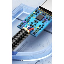 Spelt Uslion 100W 5A Usb-C Usb-C Manyetik Mıknatıslı Hızlı Şarj ve Data Kablosu 1 Metre