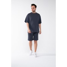 Garen Erkek Oversize Şort T-Shirt Takım