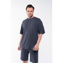 Garen Erkek Oversize Şort T-Shirt Takım