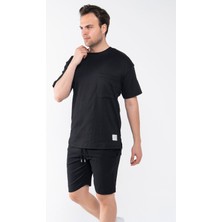 Garen Erkek Oversize Şort T-Shirt Takım