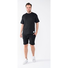 Garen Erkek Oversize Şort T-Shirt Takım