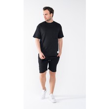 Garen Erkek Oversize Şort T-Shirt Takım