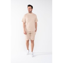 Garen Erkek Oversize Şort T-Shirt Takım