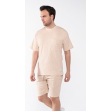 Garen Erkek Oversize Şort T-Shirt Takım