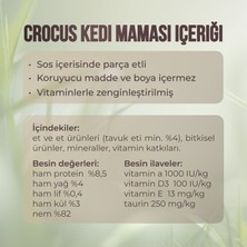 Crocus Tavuklu Yavru Kedi Yaş Maması 400 G