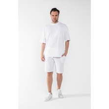 Garen Erkek Oversize Şort T-Shirt Takım