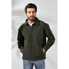 Garen Erkek Baharlık Softshell Mont Ceket Haki