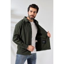 Garen Erkek Baharlık Softshell Mont Ceket Haki