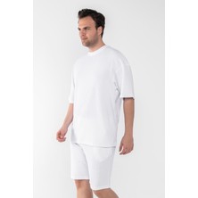 Garen Erkek Oversize Şort T-Shirt Takım