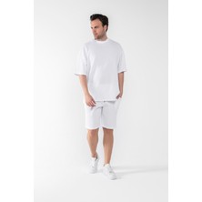 Garen Erkek Oversize Şort T-Shirt Takım