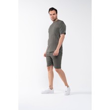 Garen Erkek Oversize Şort T-Shirt Takım