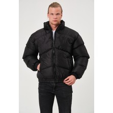 Garen Yağmur Rüzgar Geçirmez Bomber Oversize Çapraz Kesimli Mont Ceket Kaban Waterproof