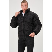 Garen Yağmur Rüzgar Geçirmez Bomber Oversize Çapraz Kesimli Mont Ceket Kaban Waterproof