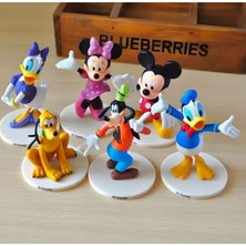 Disney Mickey Mouse ve Arkadaşları 6 Parça Koleksiyon Figür Seti - 6-8cm