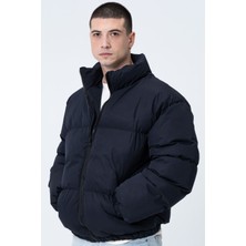 Garen Erkek Siyah Oversize Bomber Su Geçirmez Waterproof Mont Kaban