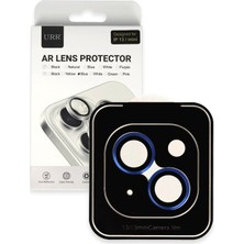 URR iPhone 13 Titanium Alloy Kamera Lens Koruyucu Lacivert