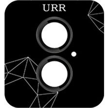 URR iPhone 16 Titanium Alloy Kamera Lens Koruyucu Siyah