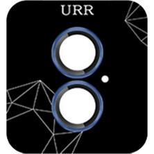 URR iPhone 16 Titanium Alloy Kamera Lens Koruyucu Mavi