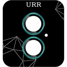 URR iPhone 16 3D Pvd Dioxide Kamera Lens Koruyucu Yeşil